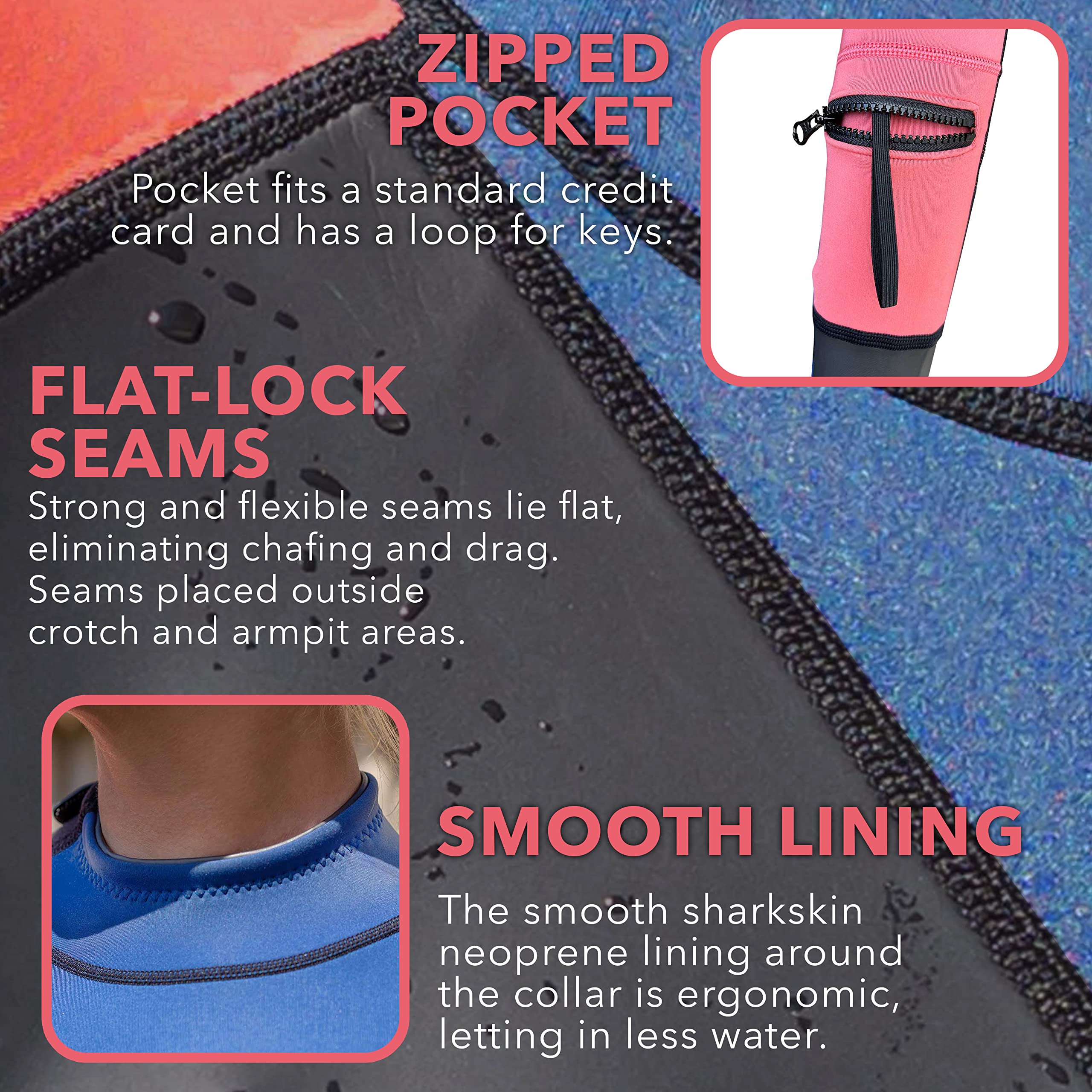 Women's 2.0mm Neoprene Shorty Wetsuit - Long Sleeve Half Leg Cold Water Springsuit for Scuba Diving, Surfing, Kayaking, Snorkeling & Swimming | Perfect for Beach Adventures & Water Sports