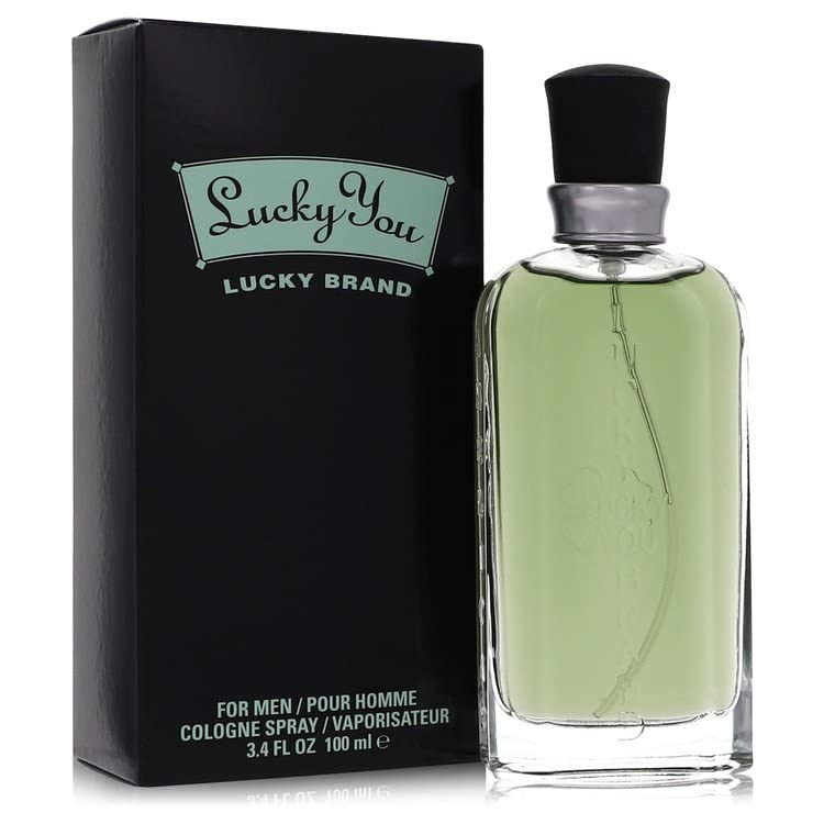 Lucky You Cologne for Men - Thankful Bliss 3.4 oz Cologne Spray | Long-Lasting Fragrance for Date Night, Office & Special Occasions