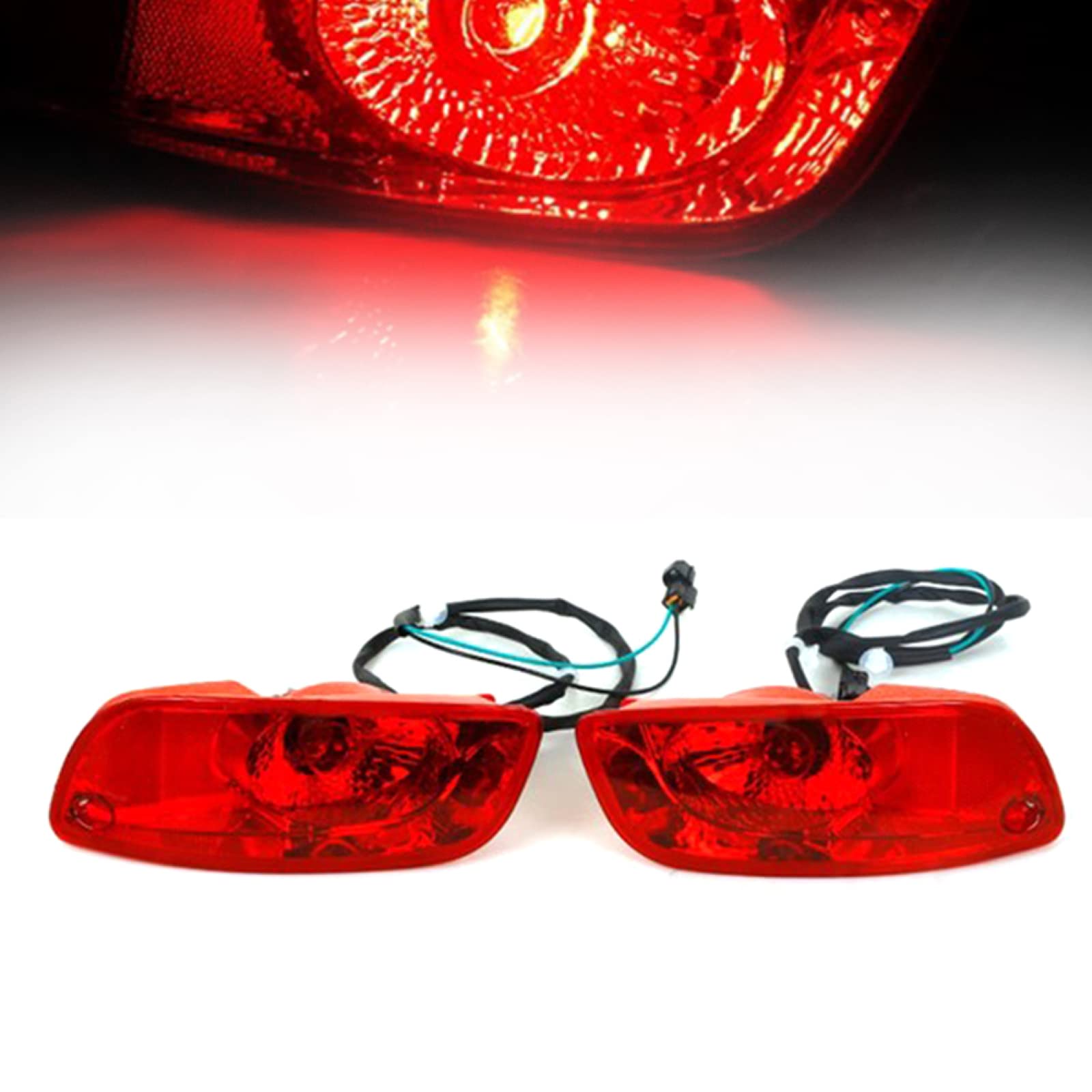2007-2009 Hyundai Santa Fe (CM) Rear Bumper Brake Light Reflector - Left & Right Side Replacement Parts | Durable Car Accessories for Enhanced Night Visibility & Safety