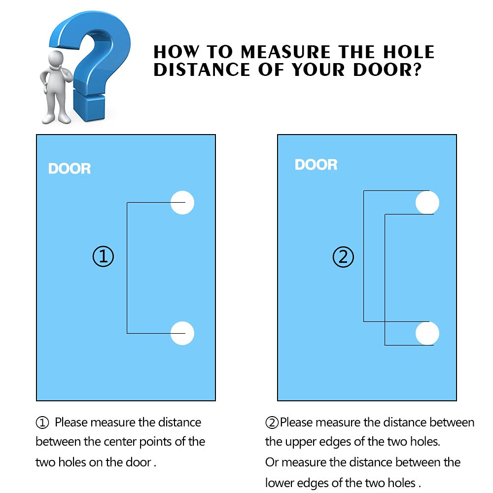 24 Inch Oak Wood Front Door Handle Set with Free Custom Logo - Closet Handle & Push Pull Design - Glass Pulls (600mm, Wood Color) for Home, Office & Cabinet Doors