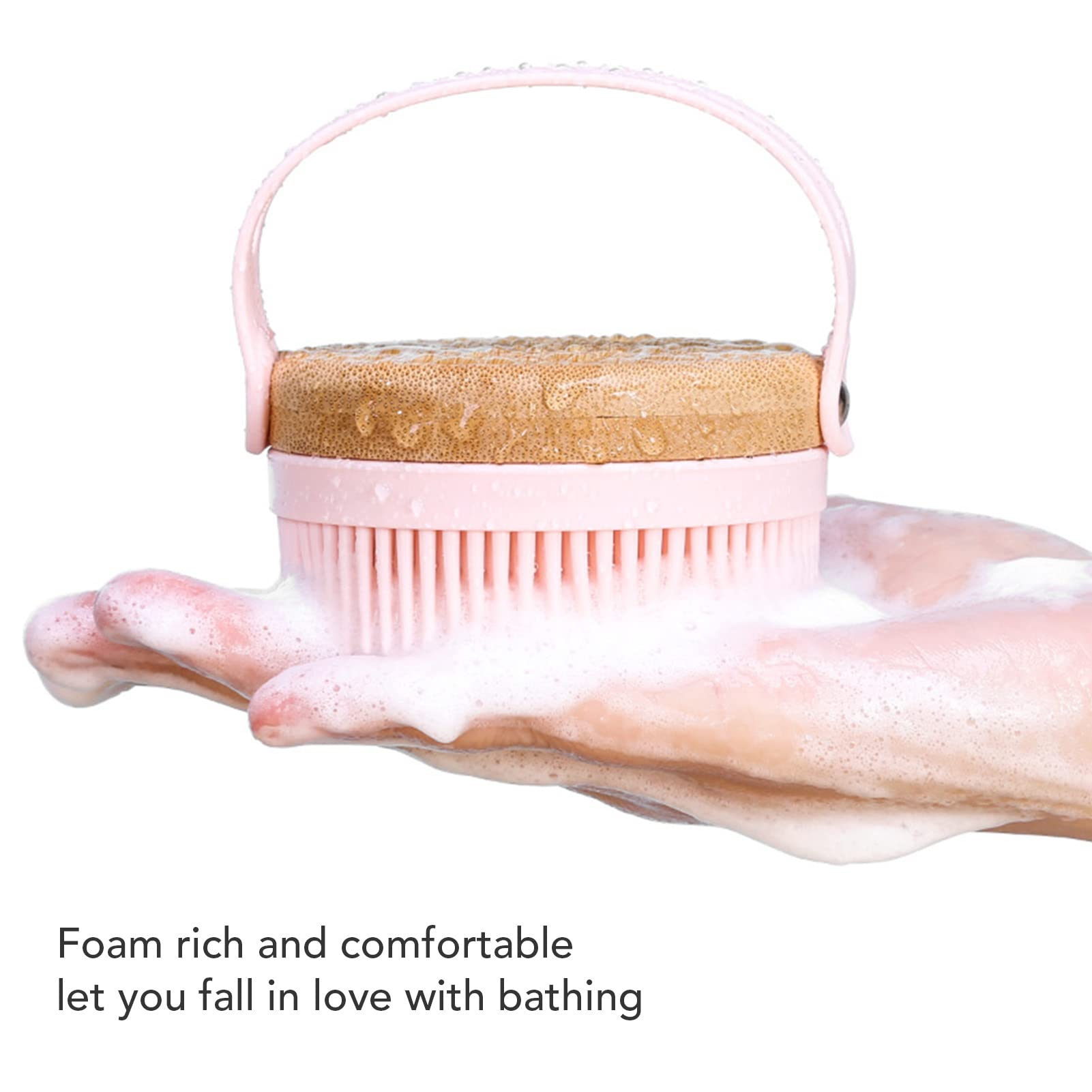 Silicone Body Scrubber & Scalp Massager - Exfoliating Shower Brush for All Skin Types | Bath & Spa Essential