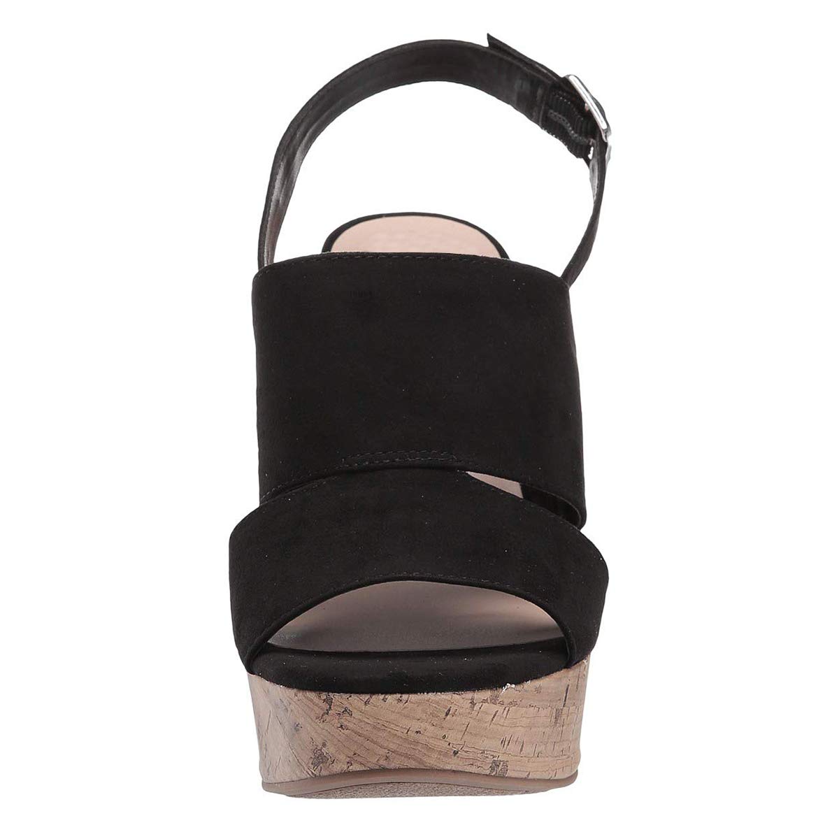 YDN Women's Summer Wooden Wedge Heel Sandals - Open Toe Slingback Platform Comfort Pumps - Slip On Dress Shoes for Beach Vacation, Wedding & Casual Outings