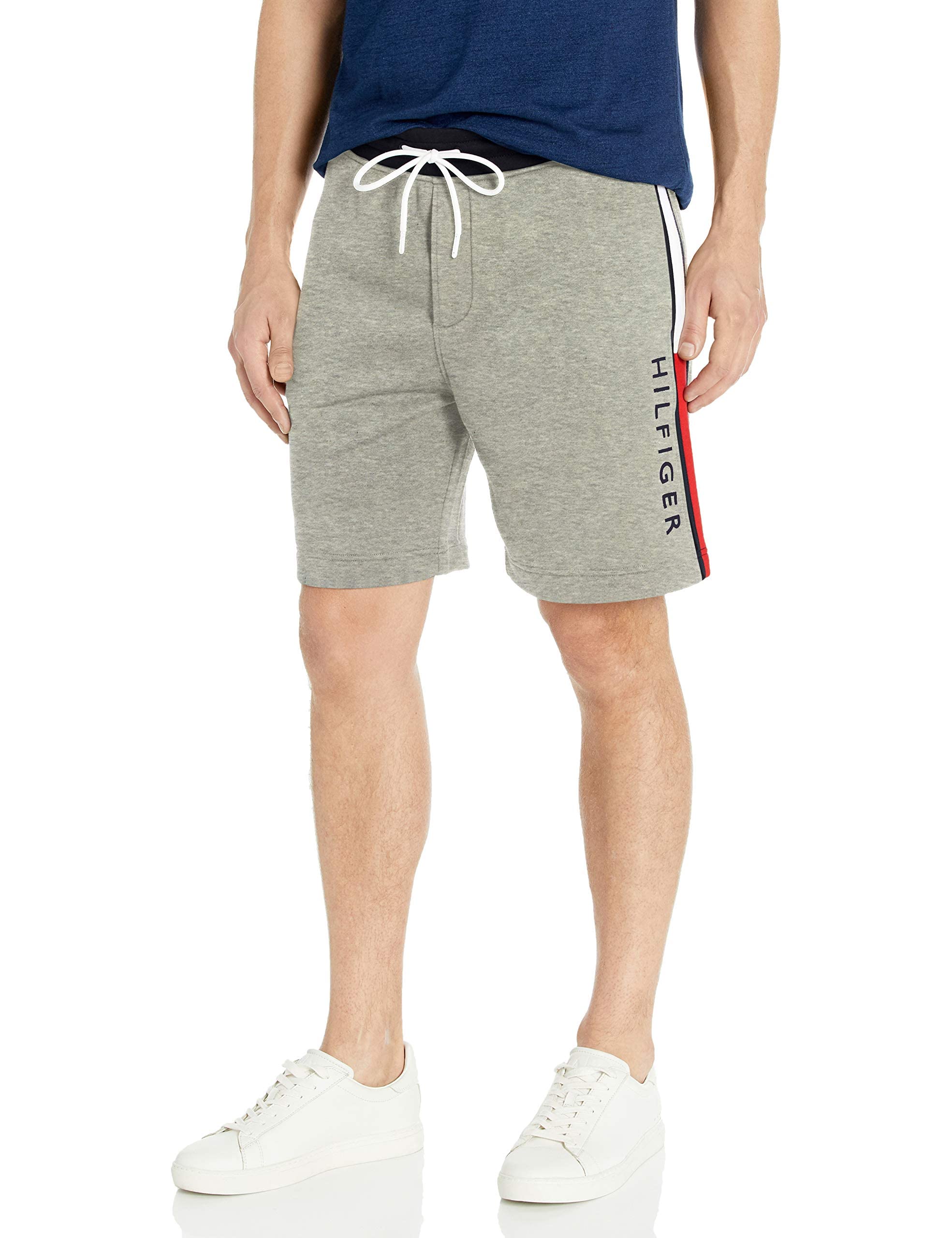 Tommy Hilfiger Men's Essential Fleece Sweat Shorts - Soft Comfortable Casual Lounge & Sleepwear for Men - Perfect for Home Relaxation, Gym, and Travel