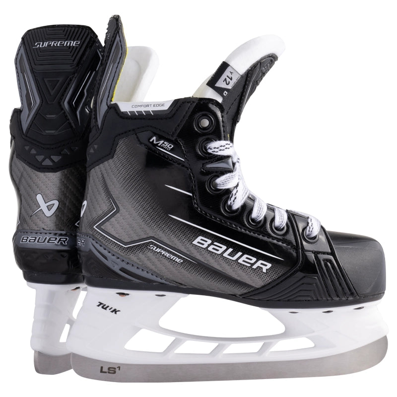Bauer Supreme M50 Pro Ice Hockey Skates for Youth - High-Performance Hockey Skates for Kids & Teens - Perfect for Ice Rink Training & Competitive Games
