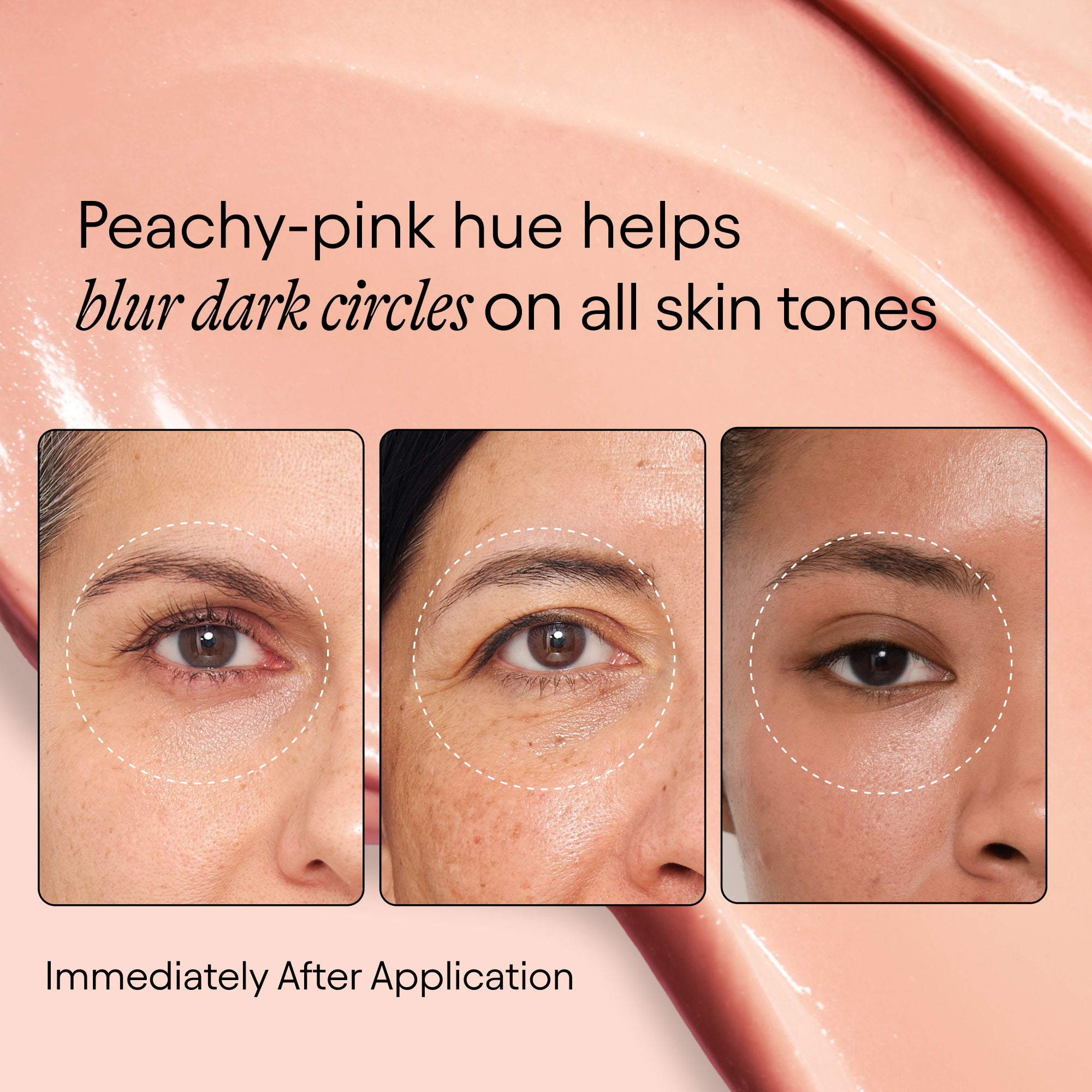 Instant Brightening Eye Cream with Peptides & Niacinamide - Dark Circle Treatment for Puffy Eyes, Anti-Aging & Hydrating - Perfect for Morning & Night Skincare Routine