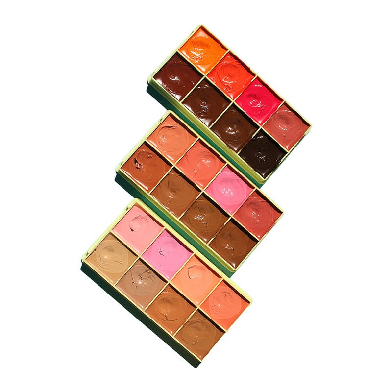 Made By Mitchell Curve Case - Compact & Stylish Makeup Organizer for Travel, Home & Vanity - Perfect for Brushes, Lipsticks & Cosmetics