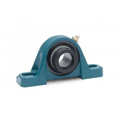 Dodge 131837 2-Bolt Pillow Block Ball Bearing Unit - Cast Iron Housing, Round Bore, 6.5
