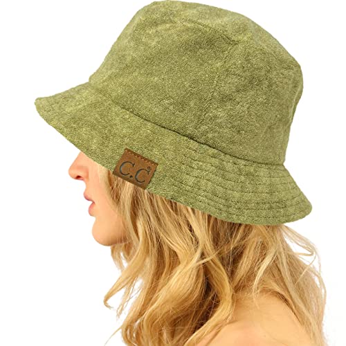 Terry Cloth Solid Olive