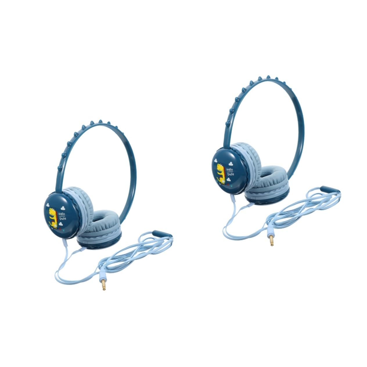 Mikikit 2-Pack Wireless Over-Ear Headphones for Women & Kids - Comfortable Gaming Headset with Wired Option, Noise Isolation for School, Work, Travel & Home Entertainment