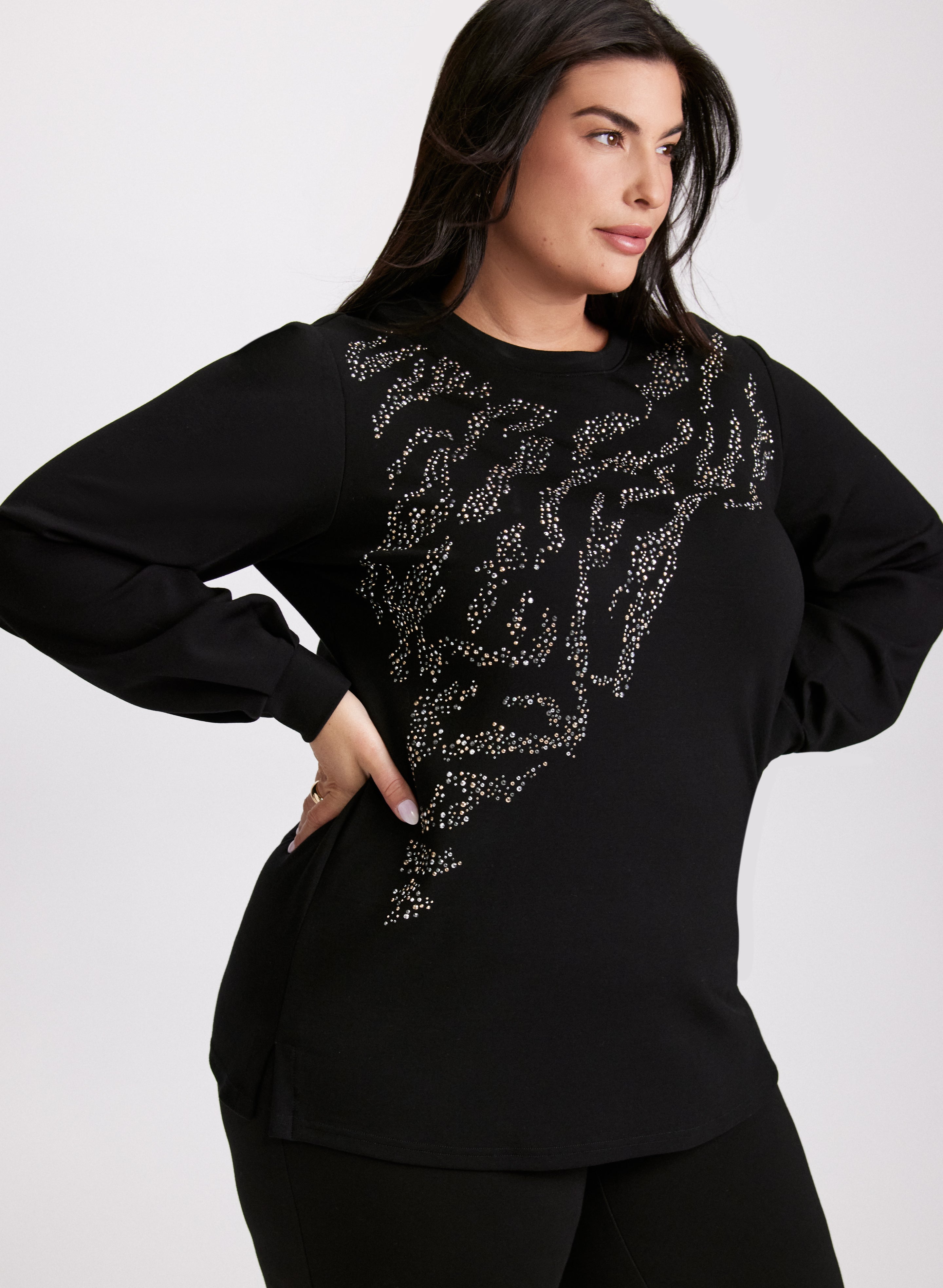 Embellished Zebra Print Blouse for Women - Stylish Animal Print Top for Casual Wear & Night Out