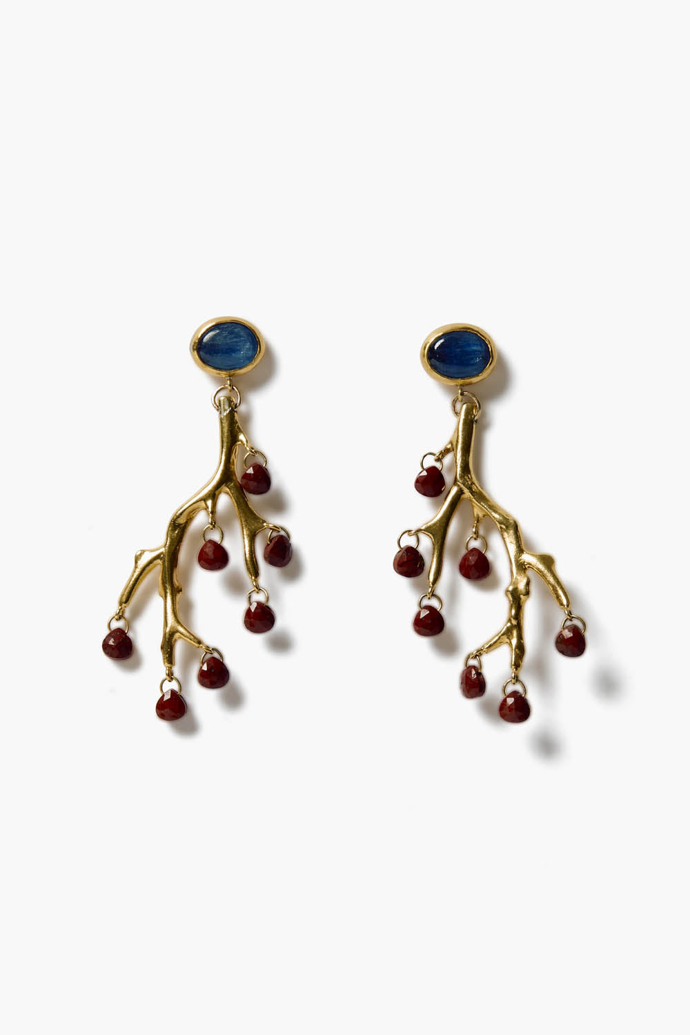 Kyanite Mixed Branch Earrings - Handmade Boho Dangle Earrings for Women | Perfect for Festivals, Parties, and Everyday Wear