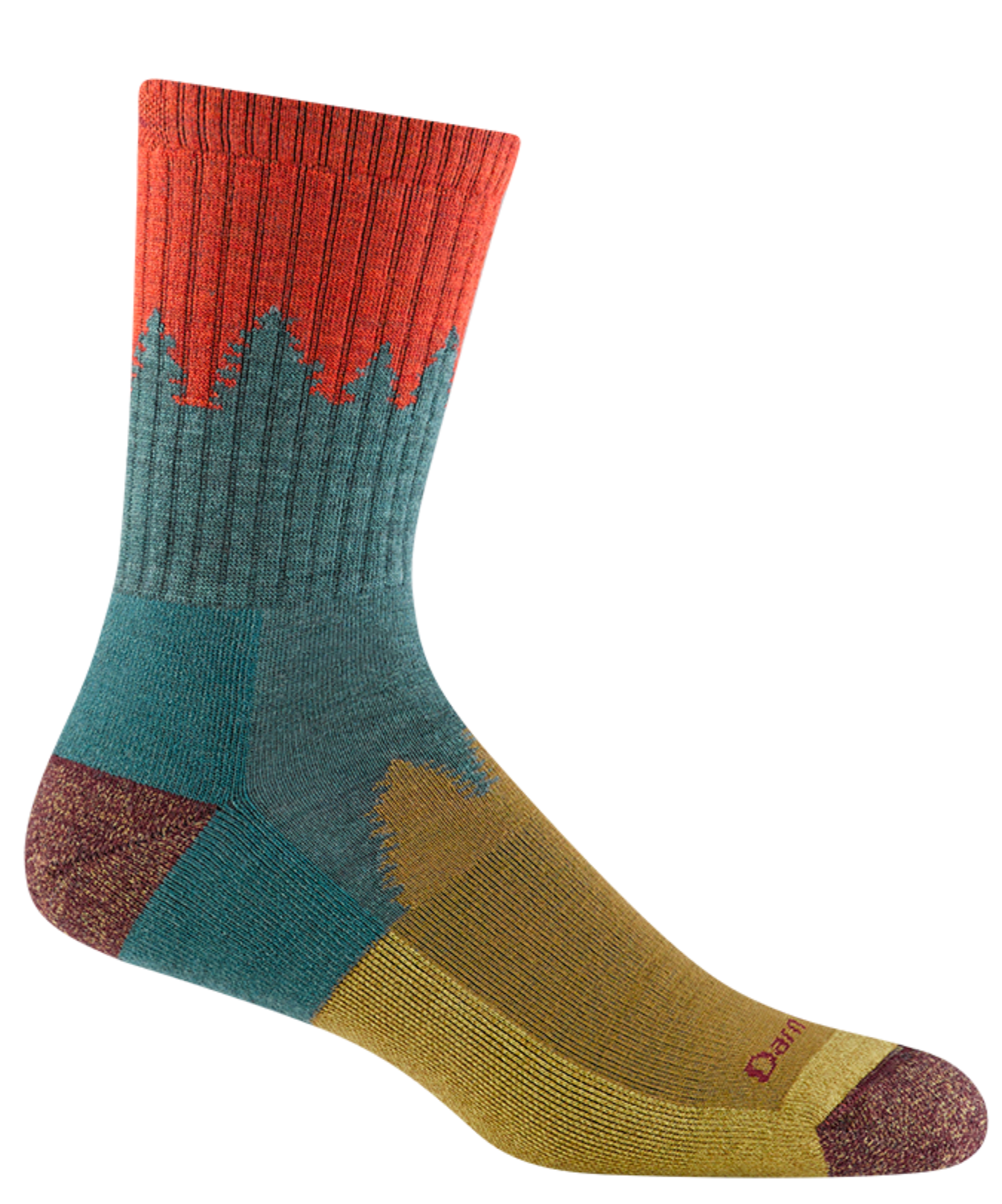 Darn Tough Men's Hiking Socks - Midweight Micro Crew Cushion Socks for Outdoor Adventures, Hiking, and Backpacking | Moisture-Wicking & Durable Performance Socks