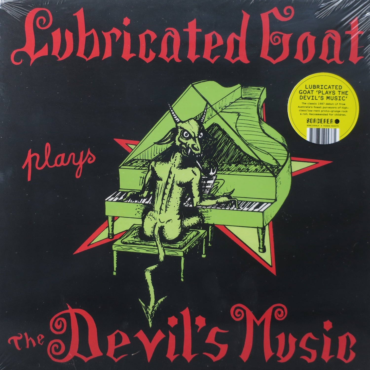 LUBRICATED GOAT 'Plays The Devil's Music' Vinyl LP (1987 Oz Noise Rock) – Limited Edition Collectible Record for Music Enthusiasts & Vintage Vinyl Collectors – Perfect for Home Listening, DJ Sets & Music Collections