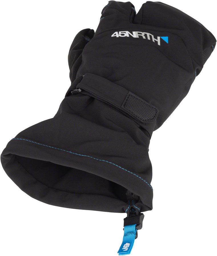 45NRTH 2024 Sturmfist 3 Gloves - Black Lobster Style Winter Cycling Gloves for Extreme Cold Weather, X-Large - Perfect for Biking, Snowmobiling & Outdoor Winter Sports