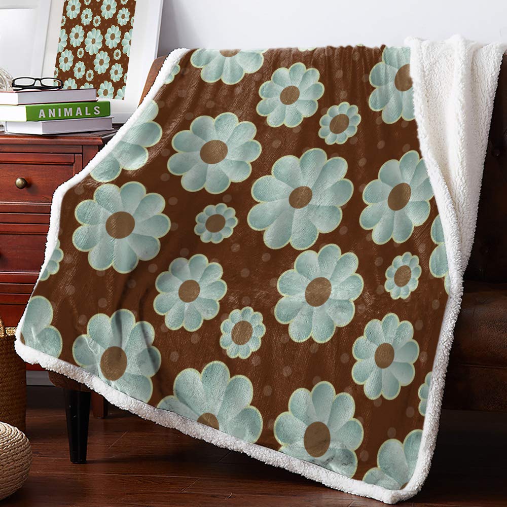 Edwiinsa Ultra Soft Reversible Throw Blanket 60