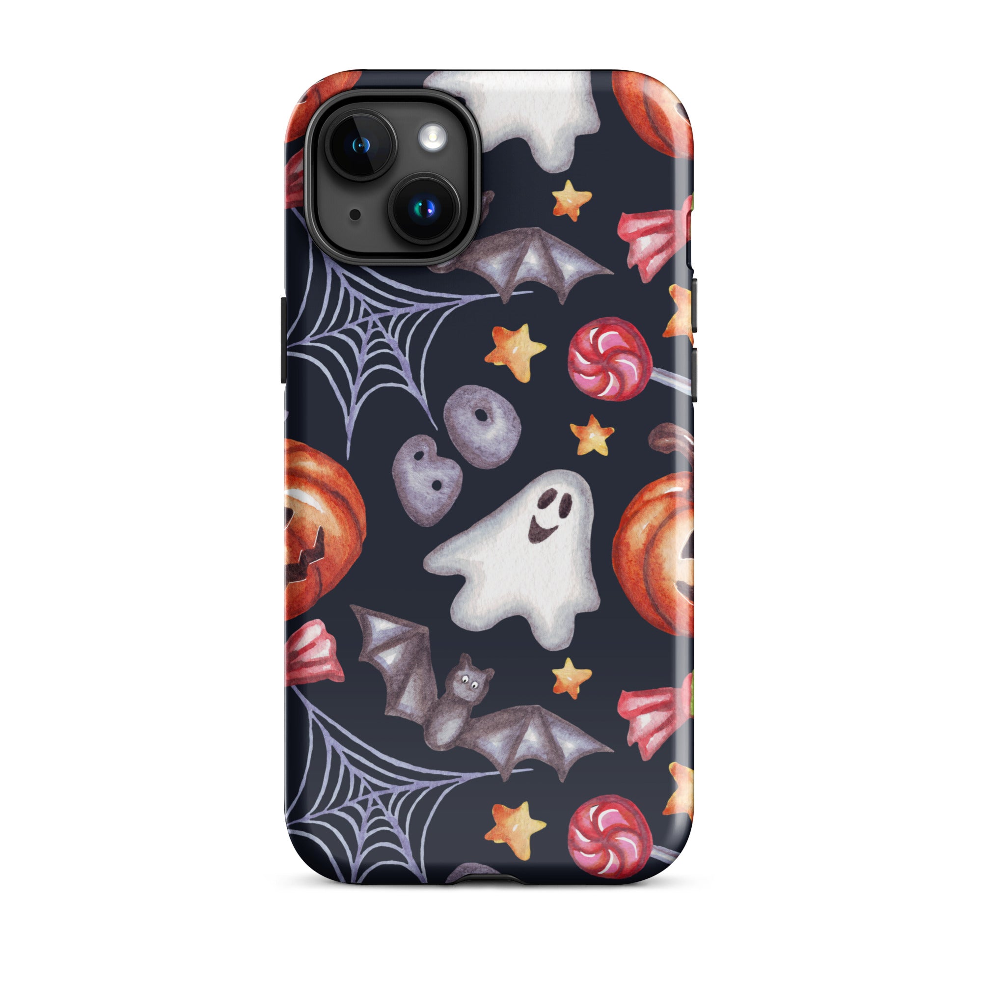 Premium Spooky Charm iPhone Case - Cute & Durable Protective Cover for iPhone 13/14/15, Perfect for Halloween, Parties & Everyday Use