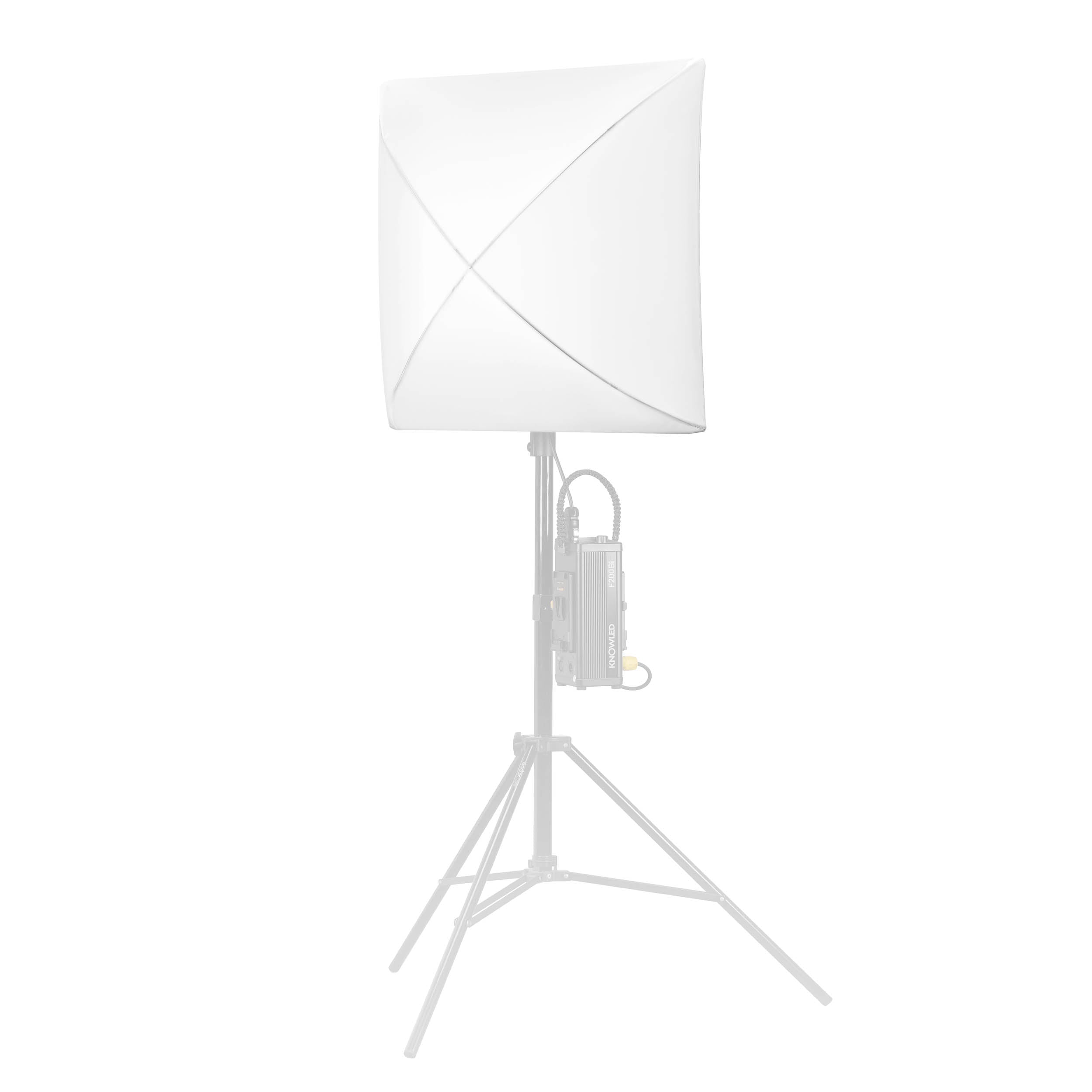 Godox KNOWLED FP200 Pancake Lantern & F200Bi LED Panel Light - Portable Photography Lighting for Studio, YouTube Videos, and Outdoor Shooting