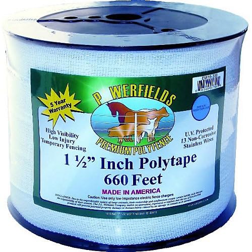 Powerfields 1.5 Inch Heavy Duty Poly Strapping Tape - 330 Feet Roll for Secure Packaging, Bundling & Shipping Supplies | Ideal for Moving Boxes, Warehouse & Industrial Use