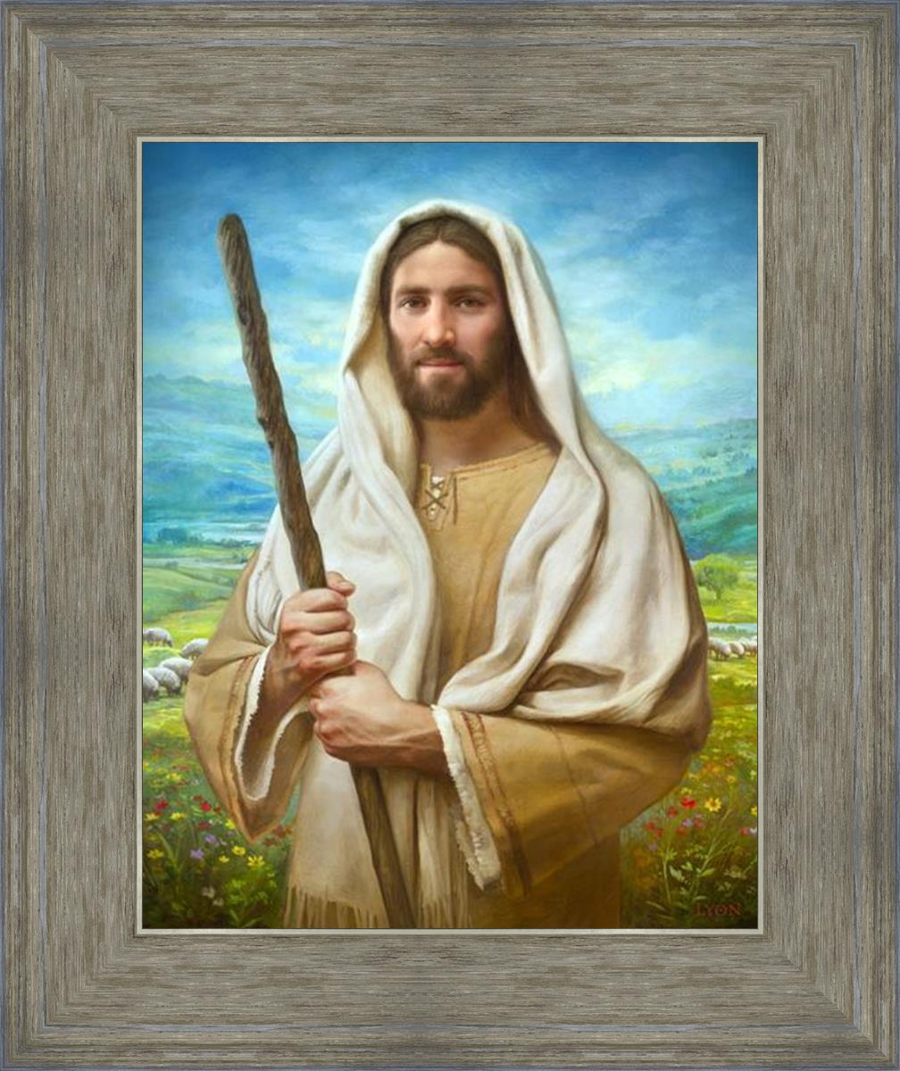 Feed My Sheep by Howard Lyon - Inspirational Christian Art Print for Home, Office & Church Decor - Perfect for Gifts & Spiritual Encouragement