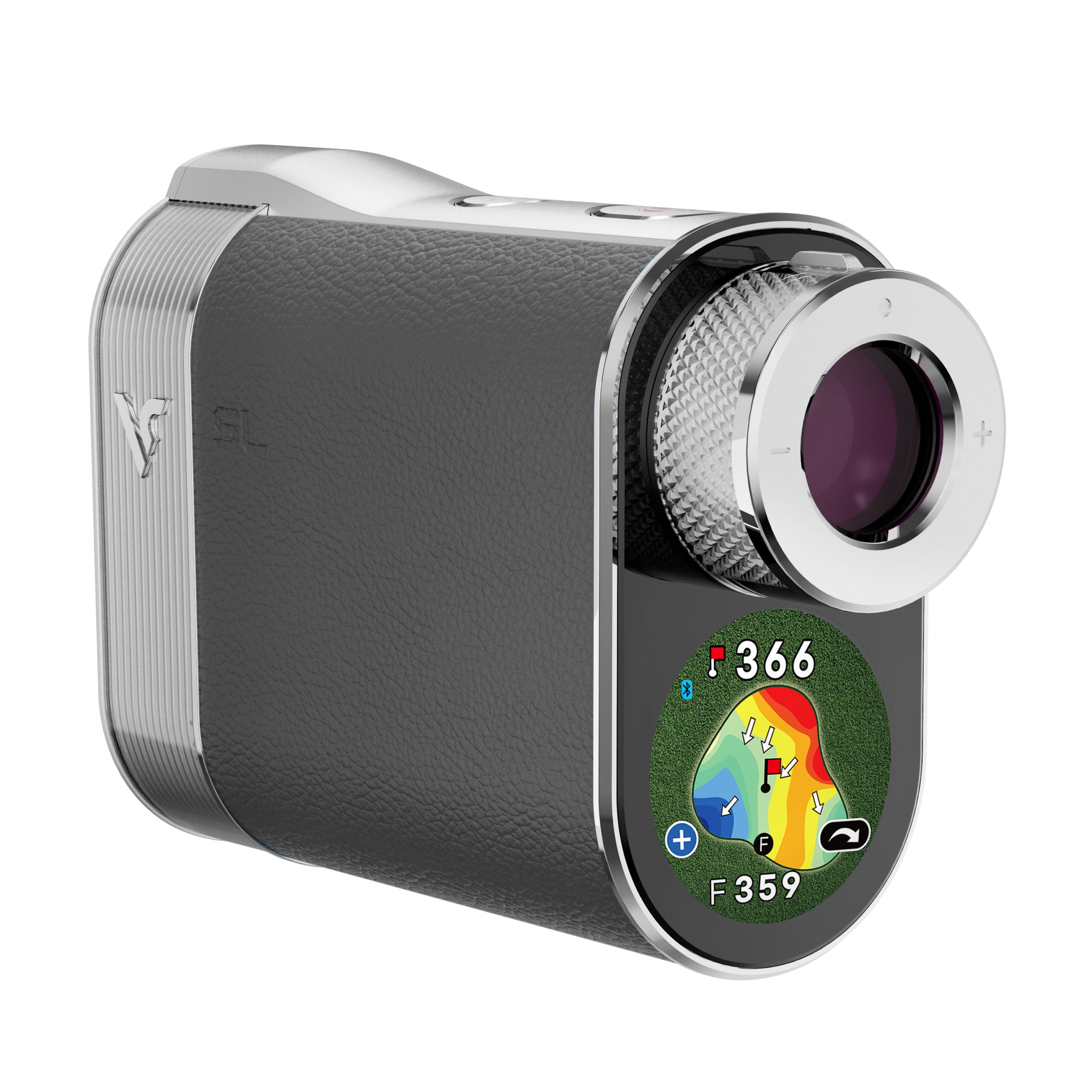 Voice Caddie SL3 GPS Laser Rangefinder - Premium Golf Distance Measurer with Slope & Pin Lock Technology | Perfect for Course Play & Tournament Practice