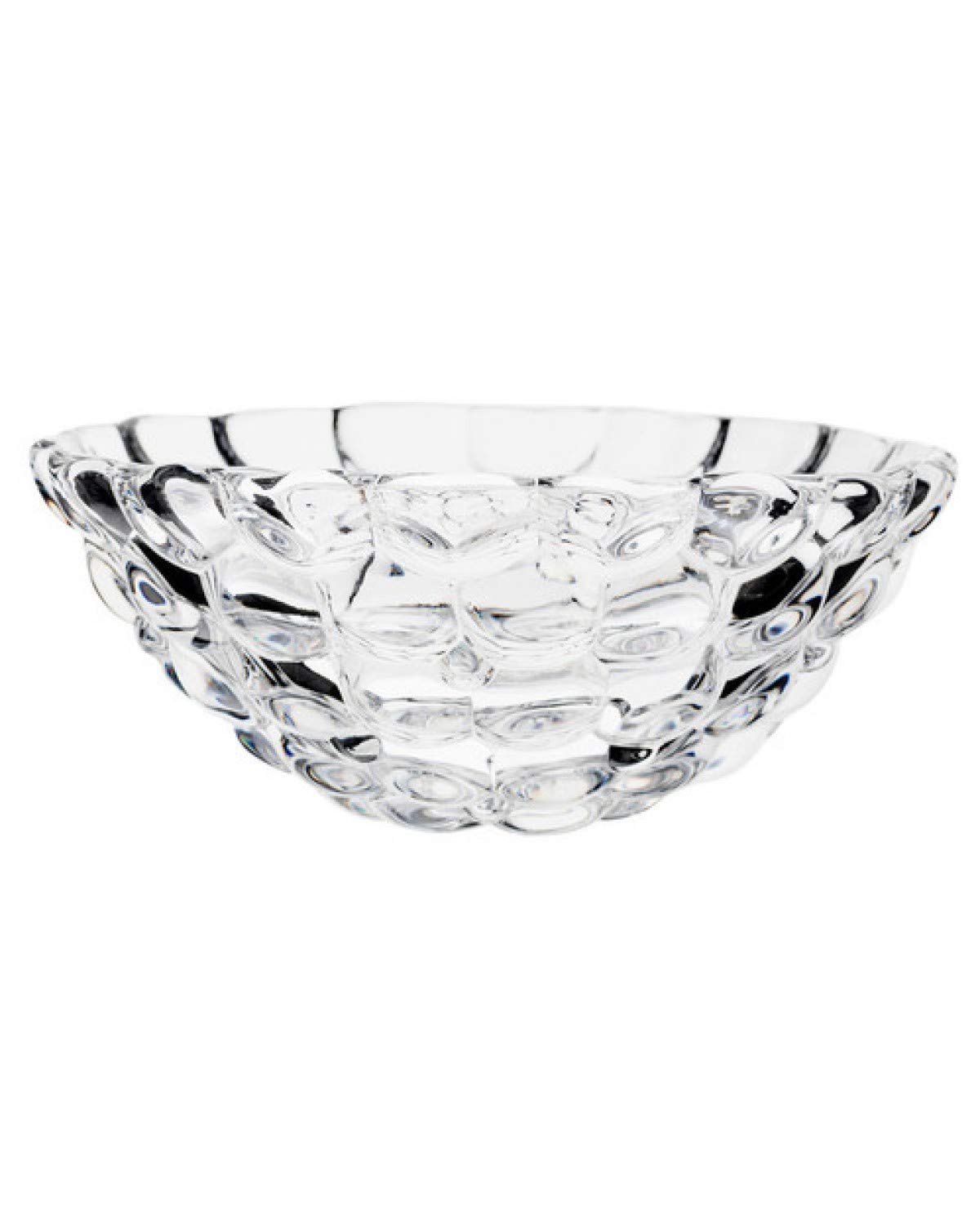 Orrefors Small Raspberry Bowl - Elegant Glass Fruit Serving Dish for Desserts, Snacks & Entertaining