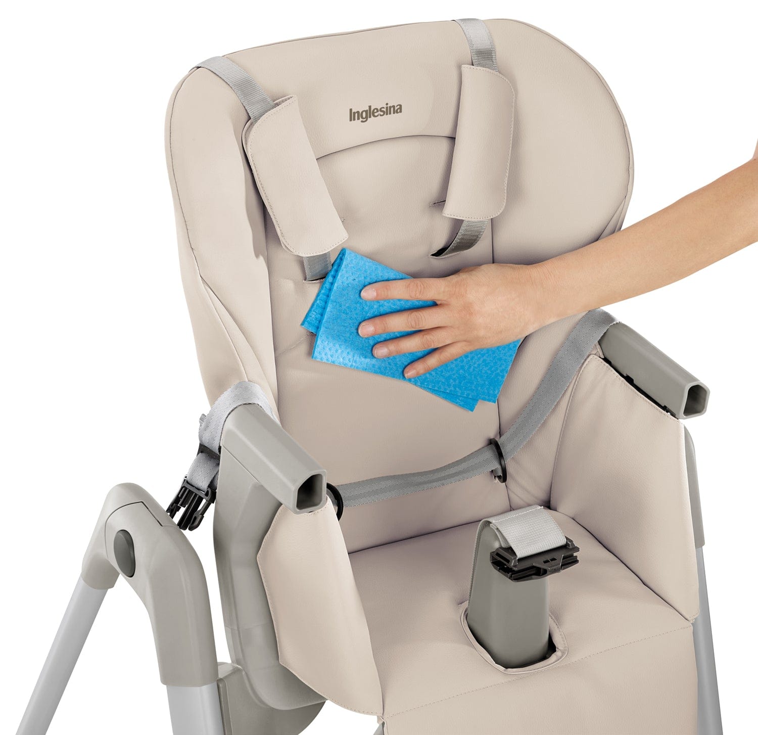 Inglesina My Time High Chair - Adjustable Baby Feeding Chair with Removable Tray & Easy Clean Fabric - Perfect for Dining, Weaning & Playtime at Home