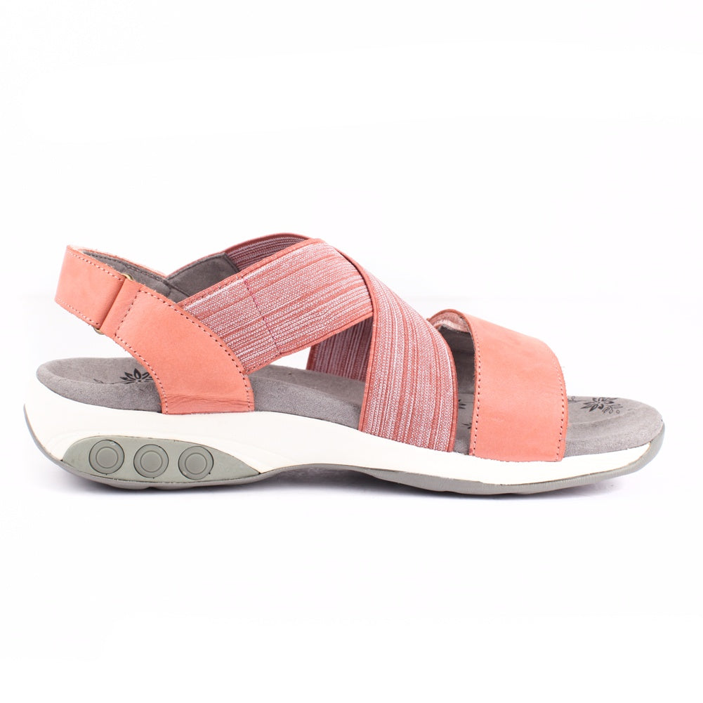 Jessica Women's Genuine Leather Adjustable Cross Strap Sandals - Comfortable Summer Casual Shoes for Beach, Vacation & Daily Wear