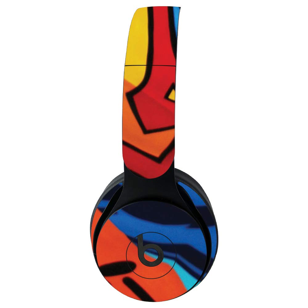 MightySkins Protective Vinyl Decal Wrap Cover for Beats Solo Pro Wireless Headphones - Cartoon Mania Design | Durable, Customizable Skin | Easy to Apply & Remove | Made in USA | Perfect for School, Travel & Gaming Accessories