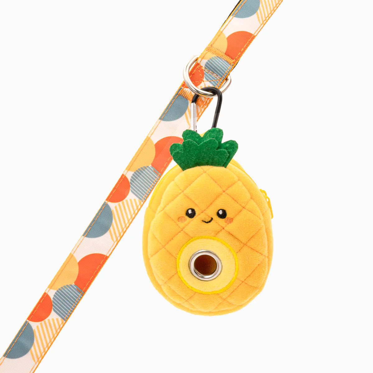 Eco-Friendly Pineapple Shaped Dog Poop Bag Dispenser - Portable Waste Bag Holder for Walking, Hiking & Outdoor Pet Cleanup