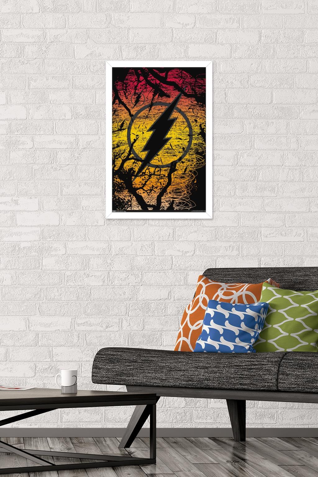 DC Comics The Flash Logo Wall Poster - 14.725