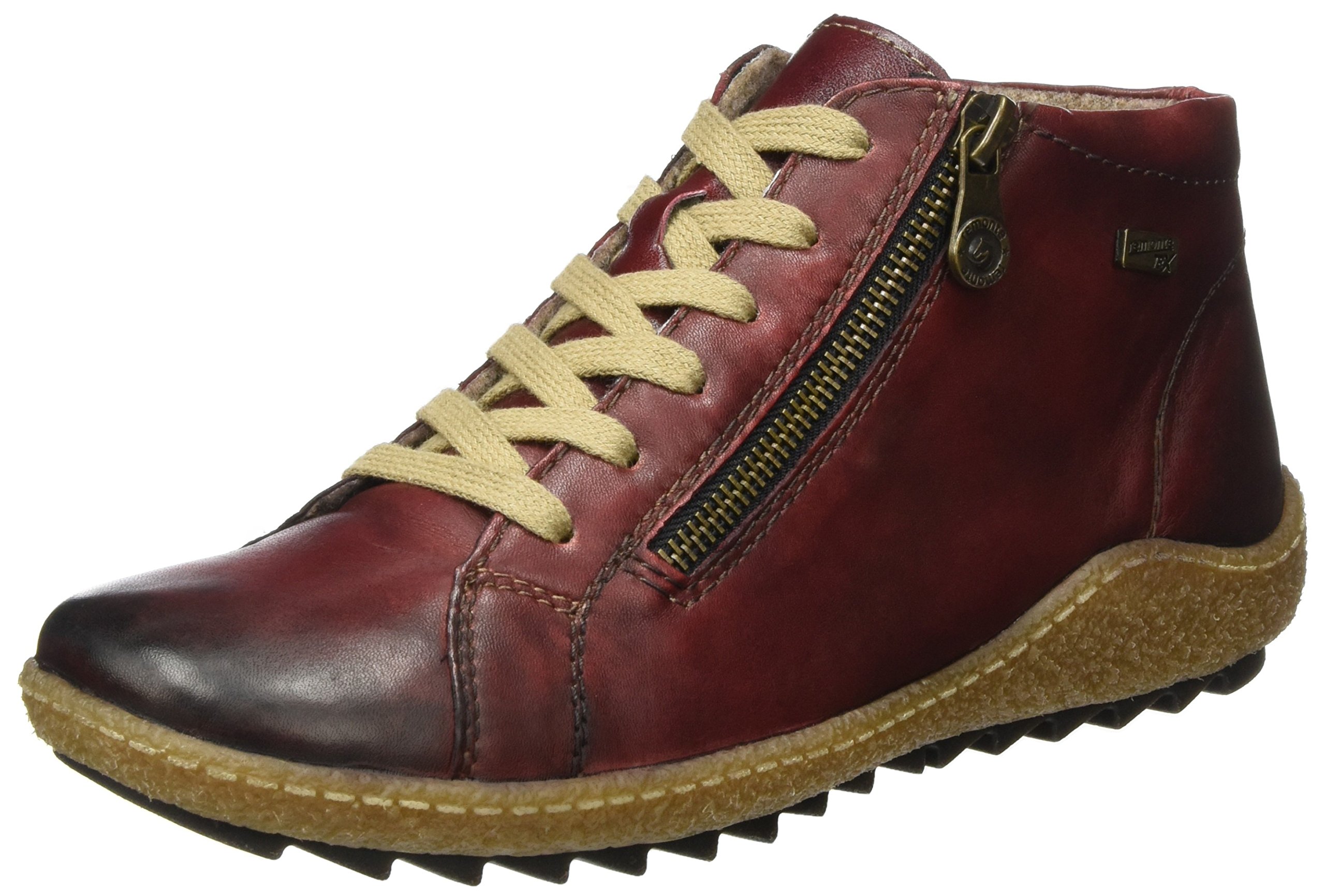 Dorndorf Remonte Women's Leather Zipper Boots Medoc Size 38 EU - Stylish Ankle Boots for Casual Outings & Office Wear