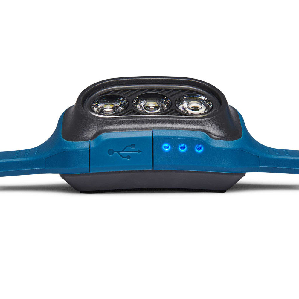 Black Diamond Deploy Run Headlamp - Rechargeable LED Headlight for Running, Hiking & Camping - Hands-Free Light for Outdoor Adventures & Nighttime Activities
