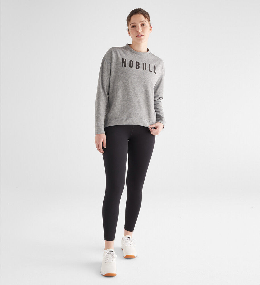 NOBULL Women's Crew Sweatshirt - Comfortable Workout & Lounge Sweater for Gym, Running & Casual Wear