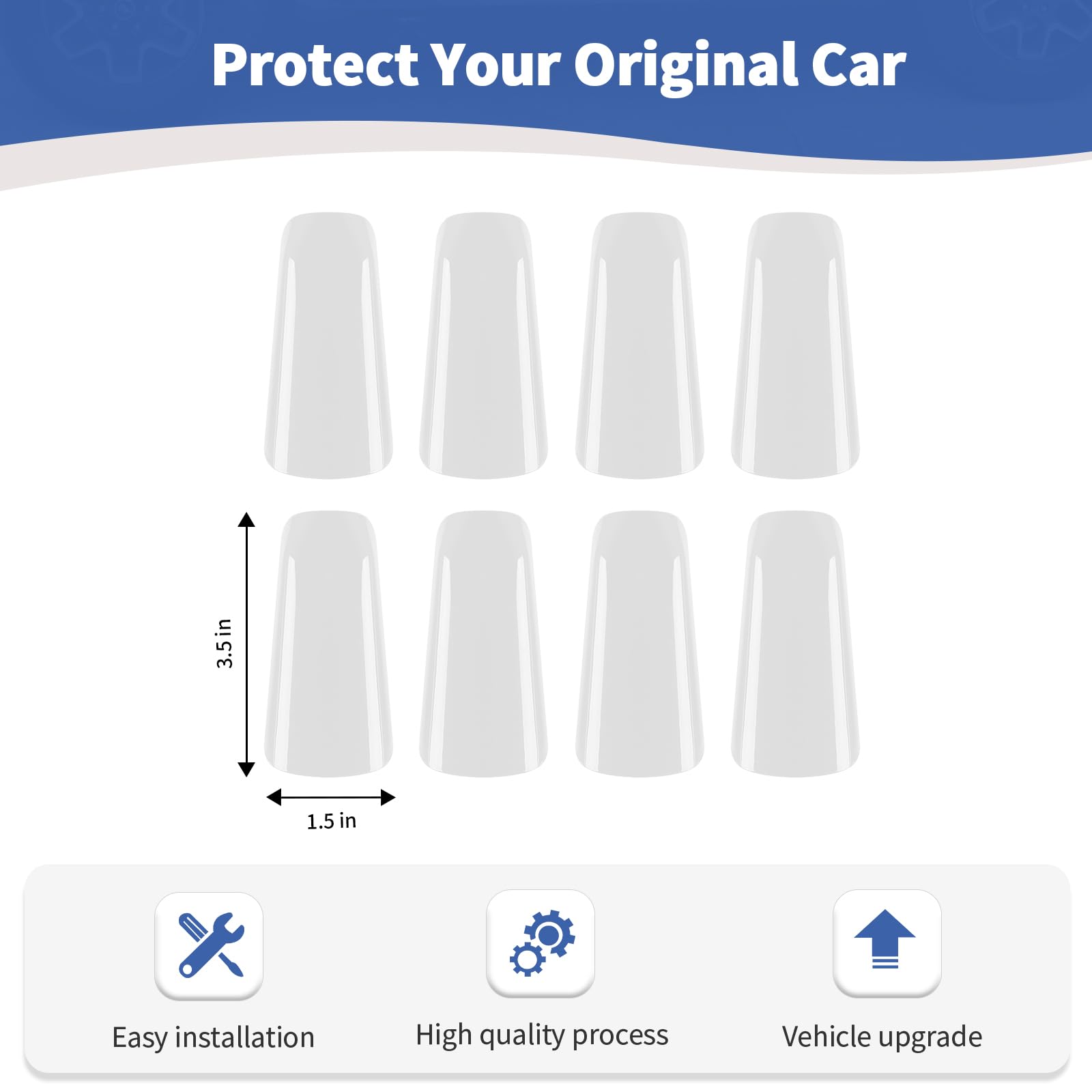 RT-TCZ White A/B Pillar Grab Handle Covers for Jeep Wrangler JL JLU & Gladiator JT 4-Door (2018-2023) - Interior Accessories & Protection Upgrade for Off-Road Adventures