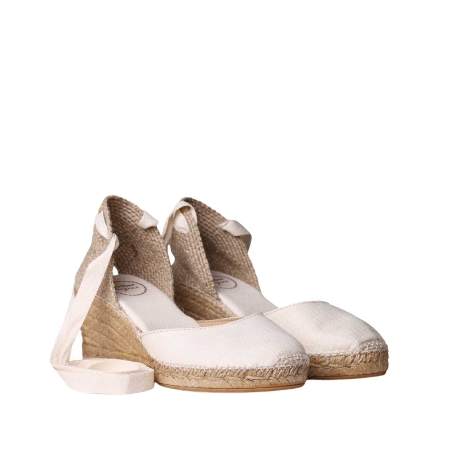 Women's Comfortable Basic Linen Wedge Espadrille Sandals - Breathable Summer Casual Shoes for Beach, Vacation & Everyday Wear