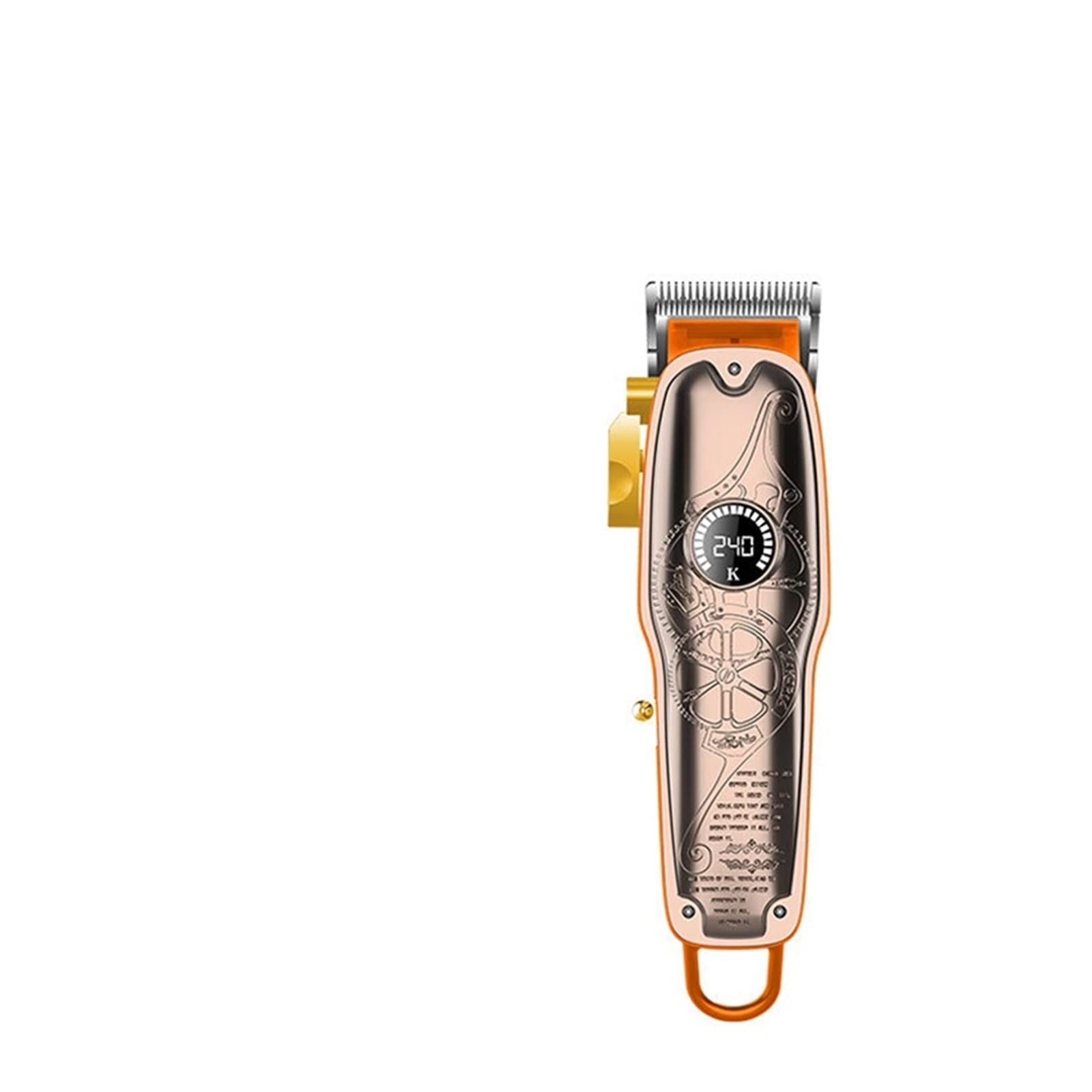 Professional Cordless Hair Clipper & Beard Trimmer - GGQQ Adjustable Rechargeable Electric Haircut Kit for Men & Women | Barber-Grade Stainless Steel Blades | Perfect for Home Haircuts, Beard Grooming & Travel (Bronze Bubble Bag)