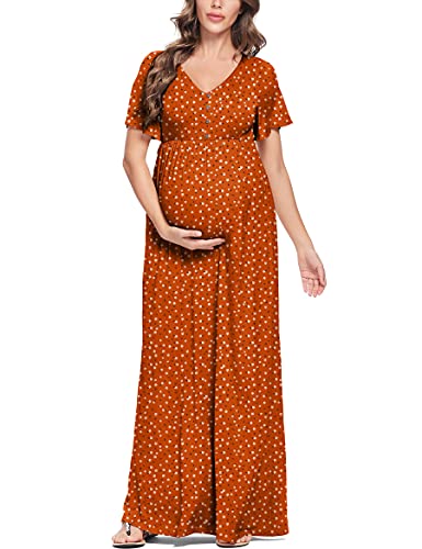 Orange With White Dot