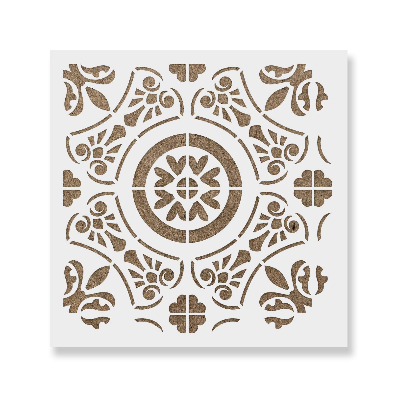 Sigfrid Tile Stencil Kit for DIY Floor Design - Reusable Concrete & Tile Stencils with Decorative Patterns - Perfect for Home Renovation, Bathroom, Kitchen & Patio Flooring Projects