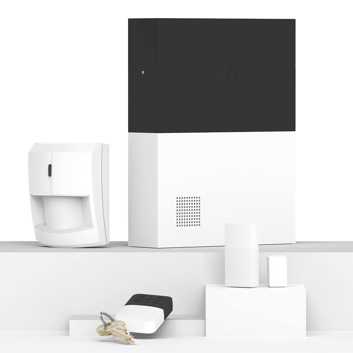 Abode 4-Piece Wireless Smart Home Security System | Compatible with Apple HomeKit, Z-Wave & Zigbee | Expandable Whole Home Protection | DIY Installation | 24/7 Professional Monitoring Option | Ideal for House, Apartment & Vacation Home Security