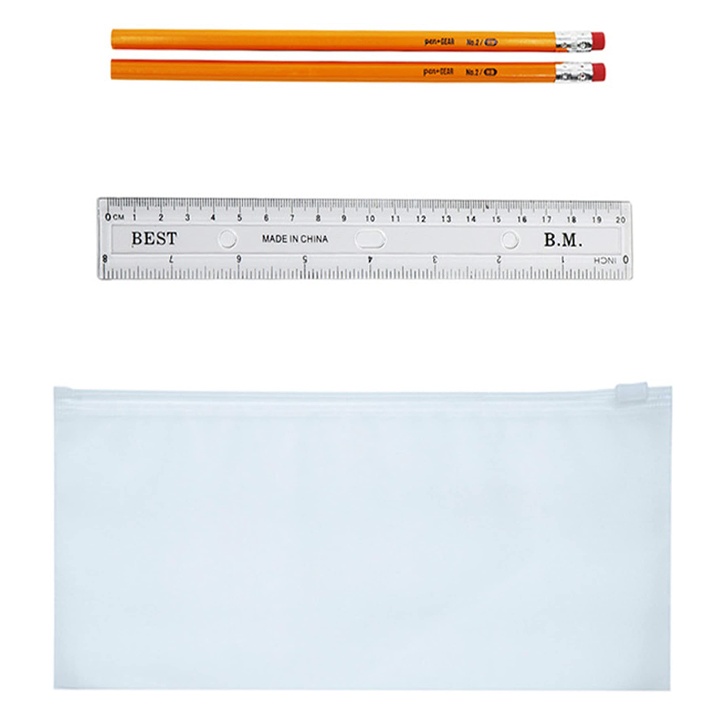 18-Piece Bulk School Supplies Kit for K-12 Students - Essential Classroom Supplies Box with Pens, Pencils & Crayons - Perfect for Elementary, Middle & High School Back to School, Homework & Art Projects