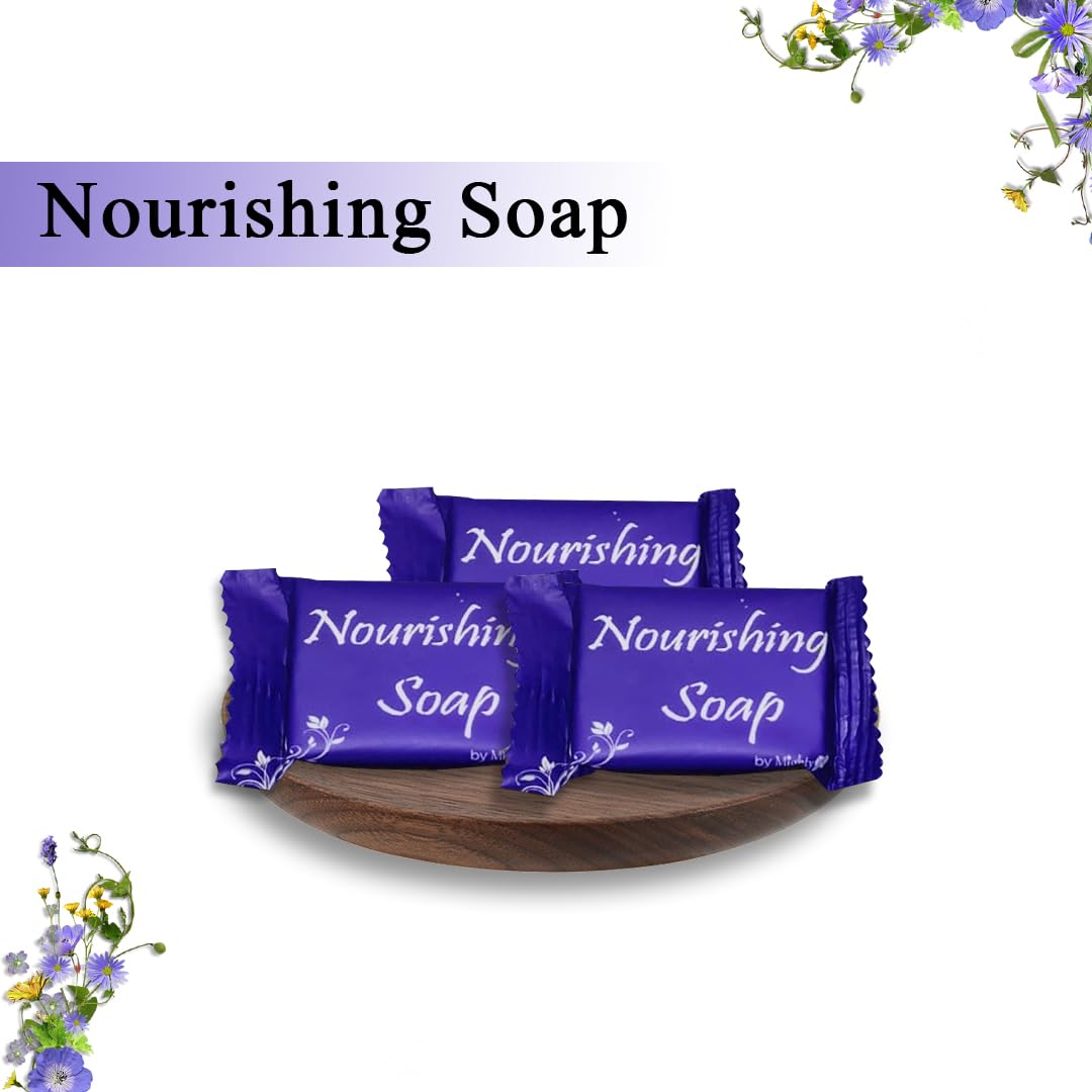 Clayherbs (12g) Pack of 150 Travel-Size Nourishing Soap Bars | Bulk Hotel Toiletries & Bath Amenities | Gentle Cleansing for Skin | Perfect for Airbnb, Vacation Rentals & Guest Bathrooms | Hotel-Grade Quality for Home & Travel Use