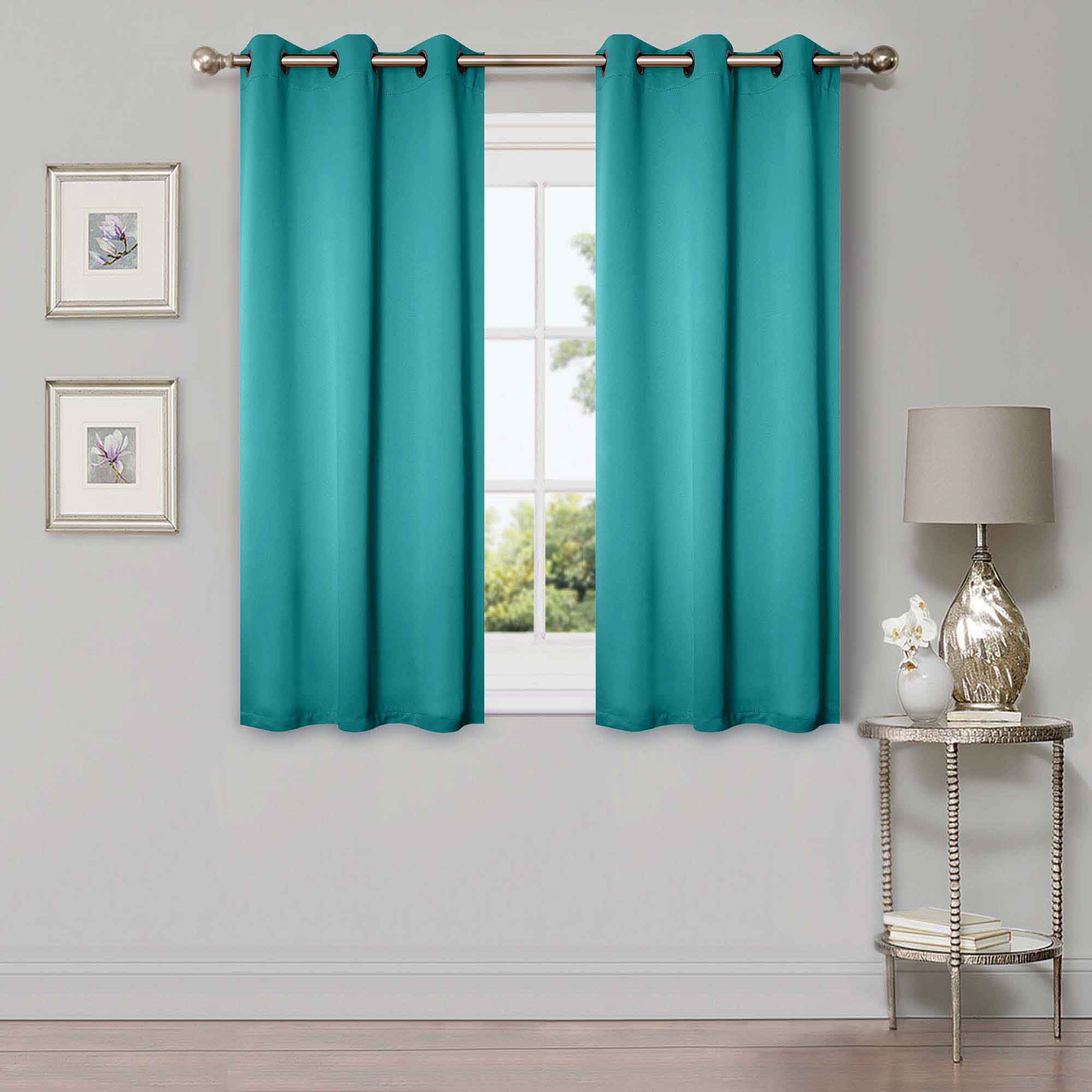 Blackout Curtains for Bedroom - Set of 2 Panels, Grommet Top Room Darkening Thermal Insulated Drapes for Better Sleep & Energy Efficiency | Perfect for Home Theater, Nursery & Shift Workers