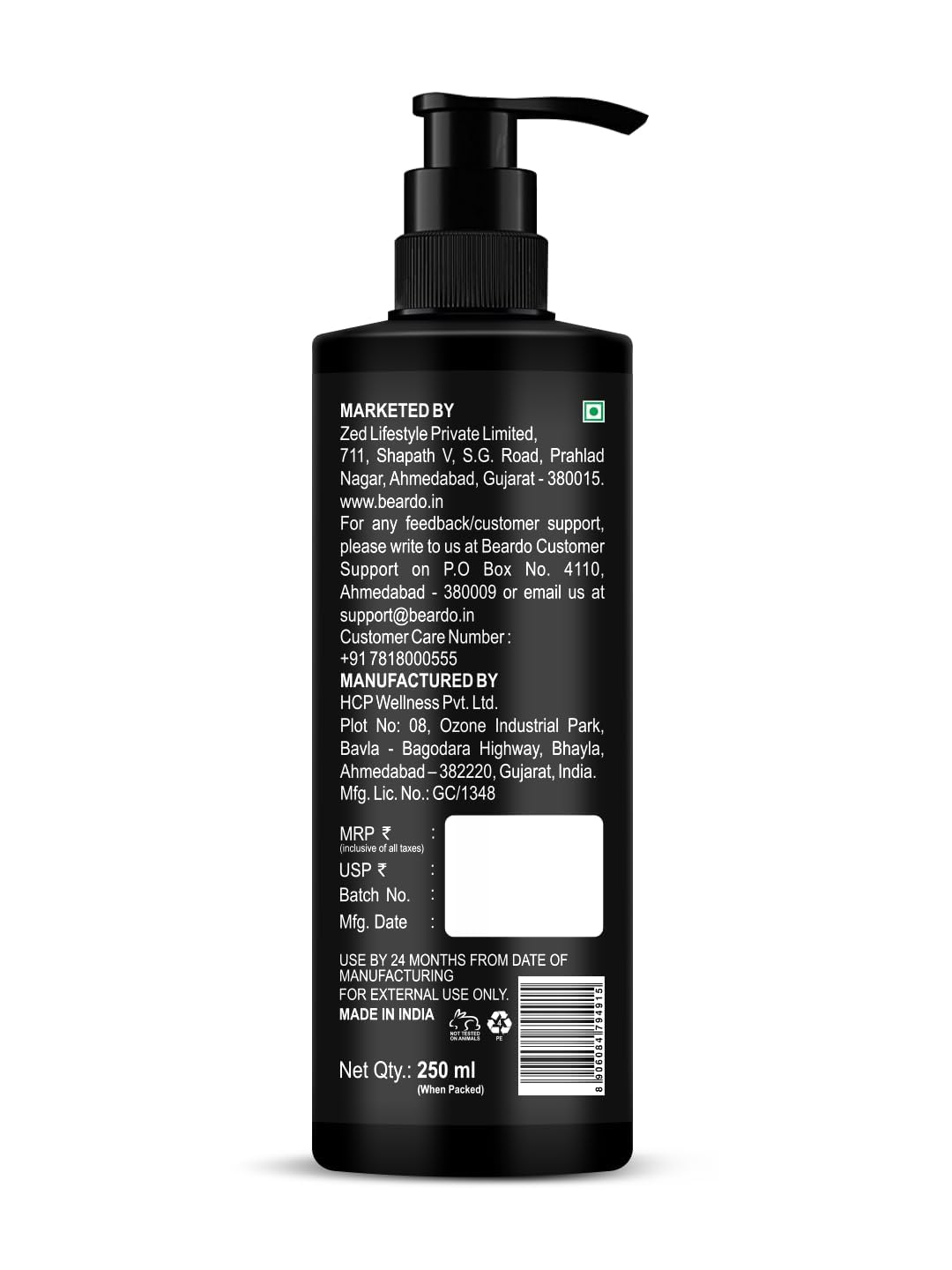 Beardo Ultraglow Hydrating Body Lotion for Men - 250ml | Lightweight Winter Moisturizer for Dry Skin | Nourishing Body Butter with Vitamin E | Perfect for Daily Use & Post-Shave Care