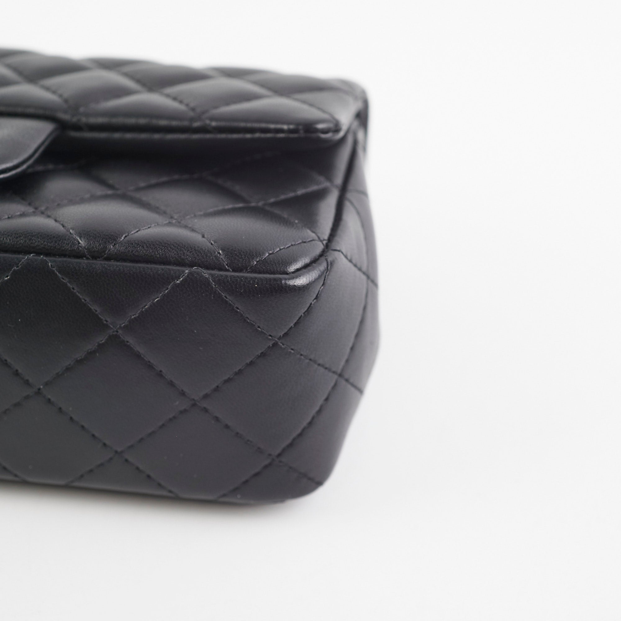 Chanel Mini Rectangular Lambskin Black Crossbody Bag - Luxury Designer Handbag for Women, Perfect for Evening Parties & Special Occasions