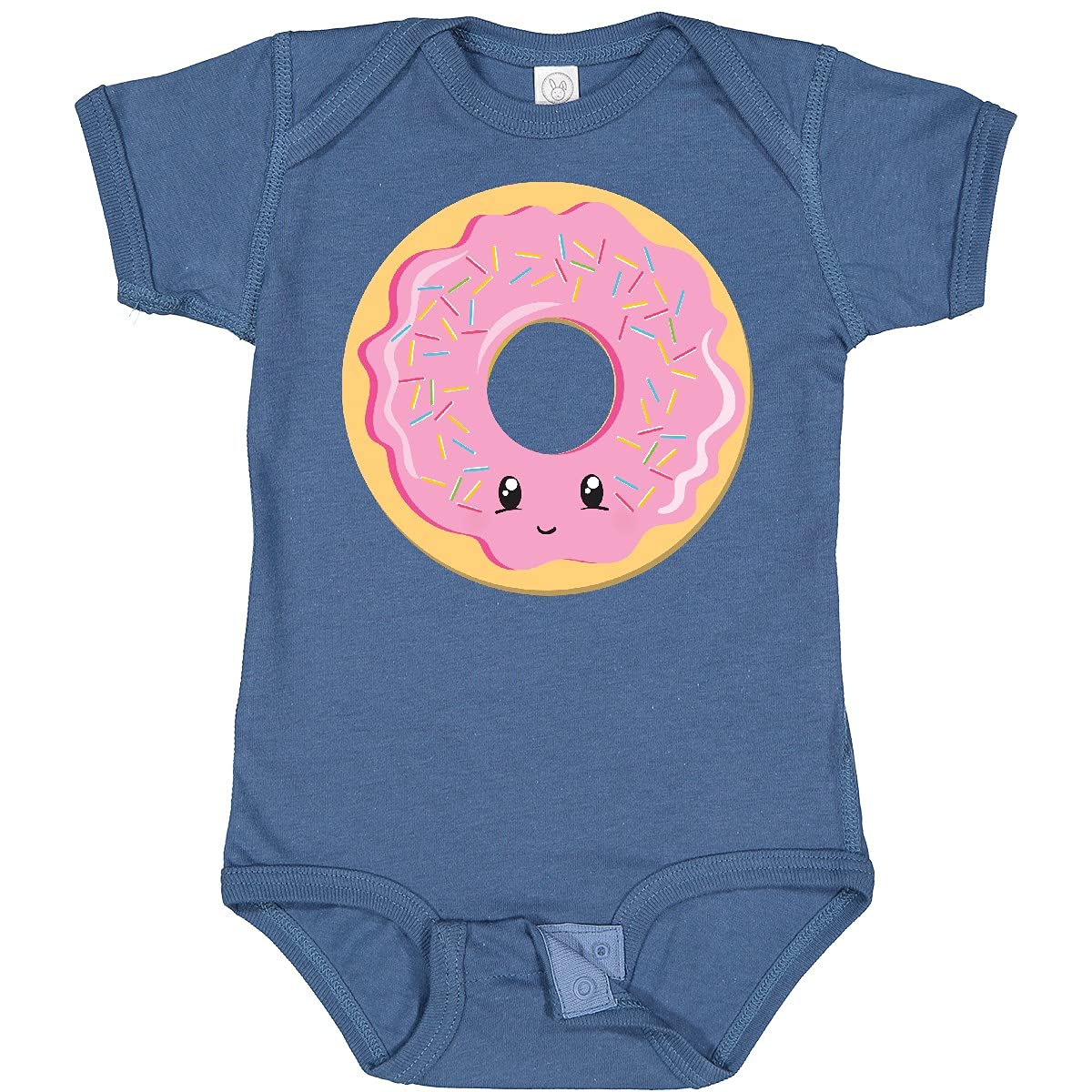 Inktastic Light Pink Donut Baby Bodysuit - Cute & Soft Infant Onesie for Newborns & Toddlers - Perfect for Birthday Parties, Photo Shoots & Everyday Wear