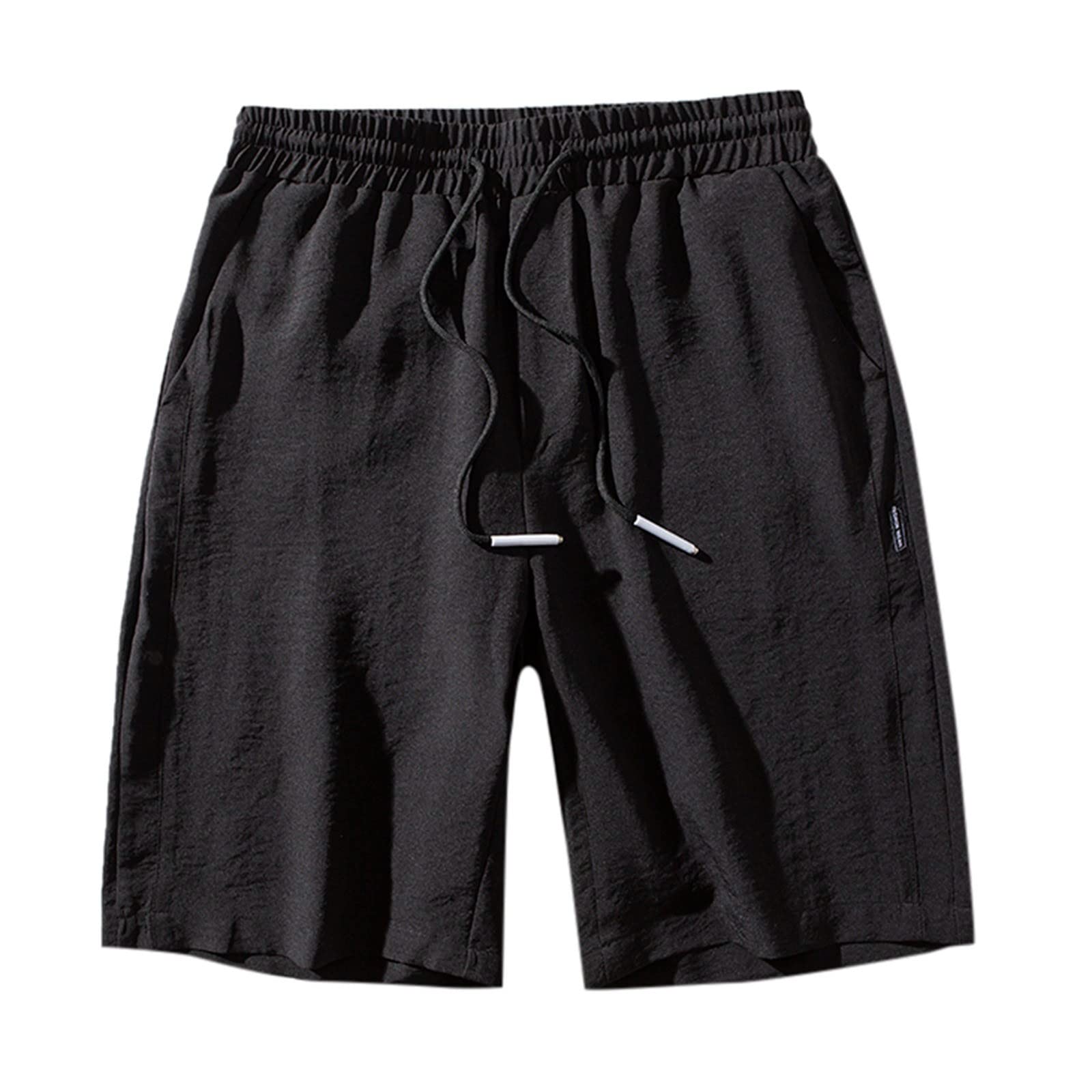 Men's Quick Dry Workout Shorts 2-Pack with Pockets & Towel Loop - Gym & Running