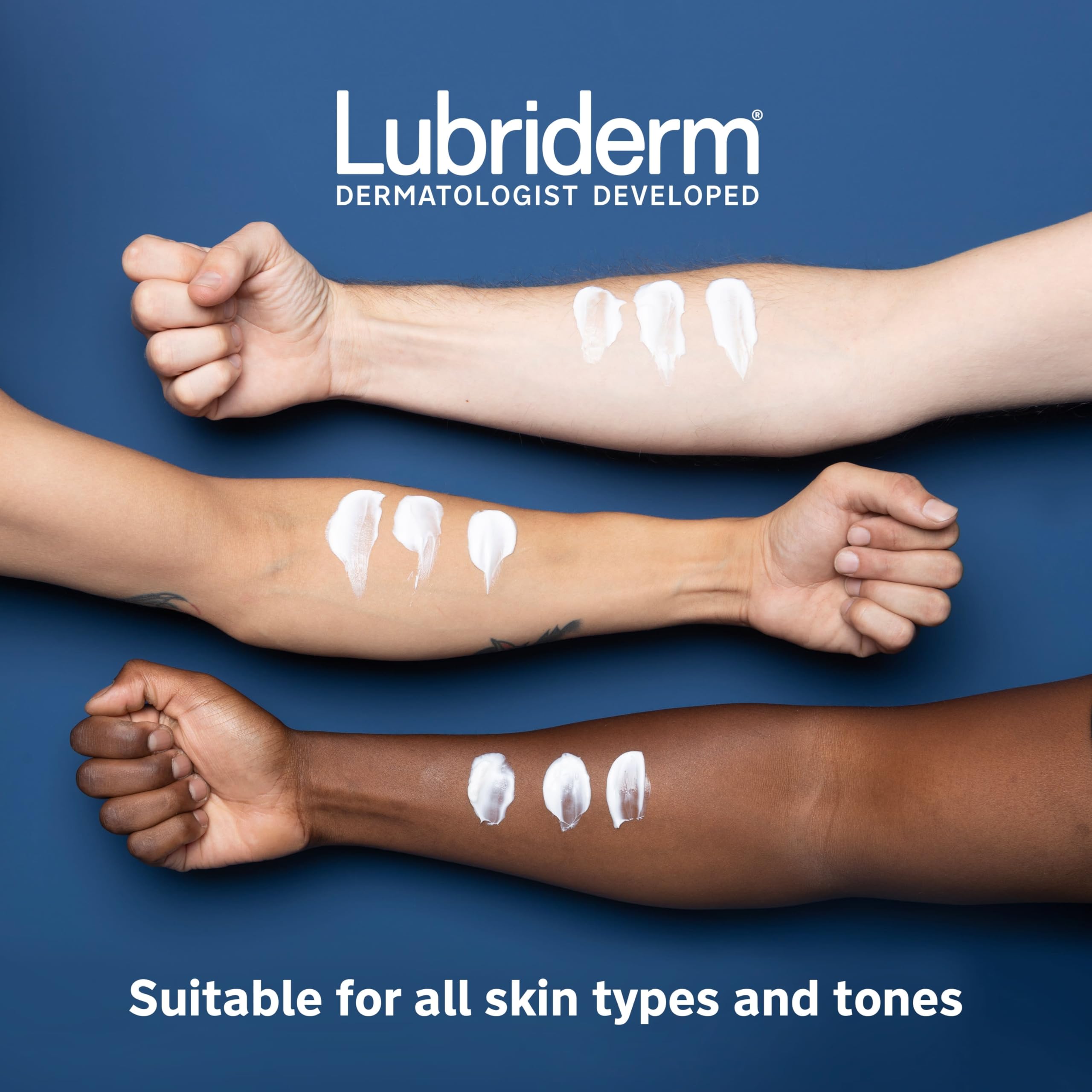 Lubriderm Daily Moisture Lotion with Pro-Ceramide, Shea Butter & Glycerin - Hydrating Face, Hand & Body Lotion for Dry Skin - Lightly Scented, Non-Greasy Formula - 16 fl oz (Pack of 6) - Perfect for Daily Skincare Routine & Winter Dryness Relief