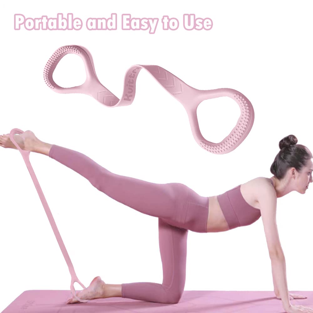 Figure 8 Resistance Band - Arm, Back & Shoulder Exercise Elastic Rope for Yoga, Pilates & Physical Therapy | Home Gym Workout Equipment for Stretching, Foot & Leg Training | Perfect for Fitness Enthusiasts & Rehabilitation
