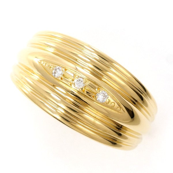 18K Yellow Gold Diamond Ring for Women - Elegant Wedding, Engagement & Anniversary Jewelry Gift
