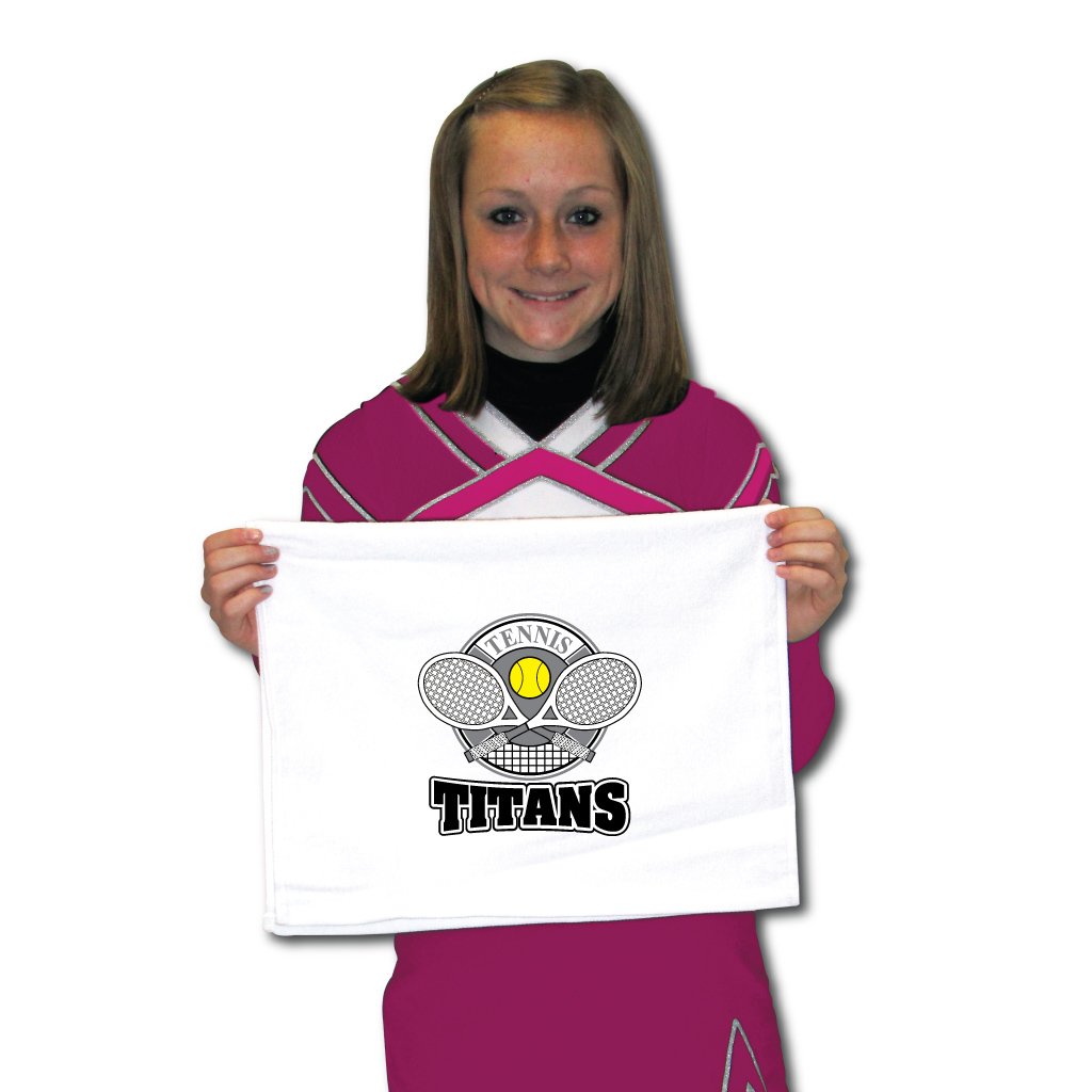 VictoryStore Premium Titans Mascot Tennis Team Towels - 15-Piece Set for Sports Teams, Gyms & Fan Merchandise | Quick-Dry Microfiber Athletic Towels for Tennis Players, Basketball & Workout Essentials